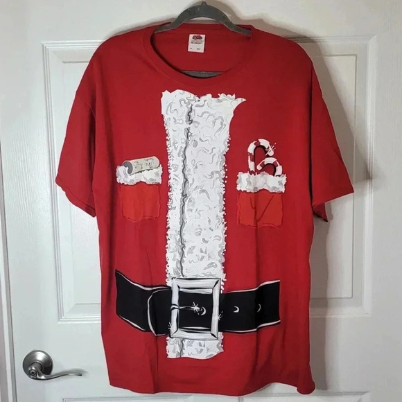 FRUIT OF THE LOOM Holiday T-shirt - Picture 1 of 5